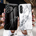 Pikkukuva 5 / 7: SKALO Samsung S24 Marmori karkaistu lasi TPU-suojakuori - #4 Multicolor