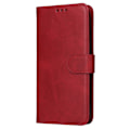 Pikkukuva 8 / 9: SKALO Xiaomi Redmi Note 13 Pro 5G PU-nahkainen Lompakkokotelo - Valitse väri Red