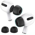 Miniatyrbillede 1 af 6: AHASTYLE AirPods Pro 1/2 Ørepropper med Memory Foam Sort - Large Black