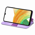 Miniatyrbild 3 av 6: SKALO Samsung A13 4G Mandala Slim Plånboksfodral - Lila Lila