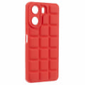Pikkukuva 3 / 6: SKALO Xiaomi Redmi 13C 4G Puffer Bumper TPU-suojakuori - Punainen Red