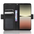 Miniatyrbillede 2 af 8: SKALO Sony Xperia 5 IV 5G 6-RUM Pungetaske - Sort Black
