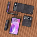 Miniatyrbild 5 av 5: SKALO Motorola Razr 40 5G ABEEL PU-Läder Fold Skal - Svart Svart