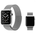 Miniatyrbild 2 av 4: SKALO Milanese Loop Apple Watch Series 7-9 45mm - Fler färger Silver