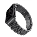 Miniatyrbild 2 av 3: SKALO Metallarmband 5-länk Apple Watch Series 1-3 38mm - Fler färger Svart