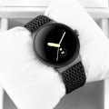Miniatyrbild 4 av 4: SKALO Flätat tygarmband Google Pixel Watch 3 41mm - Fler färger Svart