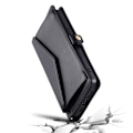 Miniatyrbillede 10 af 11: SKALO iPhone 16e PU-Læder Kuvert Flip Cover - Sort Black