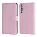 Miniatyrbillede 2 af 5: SKALO Huawei P20 Flip Cover m. Pung i Ægte Læder - Vælg farve Pink