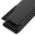 Miniatyrbillede 2 af 5: SKALO Samsung A35 5G Clear View Window Cover - Sort Black