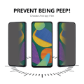 Miniatyrbild 4 av 5: SKALO Nothing Phone (2a) 5G Privacy Skärmskydd Härdat Glas - Svart Svart