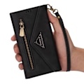 Miniatyrbillede 6 af 10: SKALO Samsung S24+ Evelope Clutch 8-RUM - Sort Black