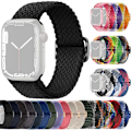 Pikkukuva 1 / 2: SKALO Punottu -ranneke Apple Watch Series 10 42mm - Valitse väri Black