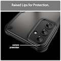 Miniatyrbillede 7 af 10: SKALO Samsung A16 Armor Hybrid Frosted Cover - Sort Black