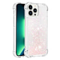 Miniatyrbild 2 av 6: SKALO iPhone 15 Pro Kvicksand Glitter Hjärtan TPU-skal - Rosa Rosa
