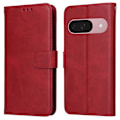 Miniatyrbillede 2 af 8: SKALO Google Pixel 9a PU-læder Flip Cover - Vælg farve Red