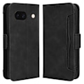 Miniatyrbillede 1 af 6: SKALO Google Pixel 8a 6-RUM Pungetaske - Sort Black