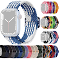 Miniatyrbillede 1 af 2: SKALO Flettet Rem Apple Watch SE 40mm - Vælg farve Multicolor