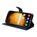 Miniatyrbillede 4 af 9: SKALO Samsung S24 Ultra PU-læder Pungetui - Vælg farve Blue