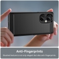 Miniatyrbillede 4 af 9: SKALO OnePlus Nord CE 3 Lite 5G Armor Carbon Stødsikker TPU-cover - Vælg farve Black