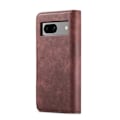 Pikkukuva 10 / 10: DG MING Google Pixel 8a 2-in-1 magneetti lompakkokotelo - Punainen Red