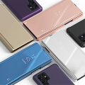 Miniatyrbillede 8 af 8: SKALO Samsung S24 Ultra Clear View Flip Cover - Rosa guld Pink gold