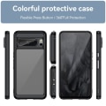 Miniatyrbillede 8 af 8: SKALO Google Pixel 8 Pro Farve Bumper Cover - Sort Black