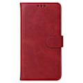 Miniatyrbillede 8 af 9: SKALO iPhone 16 Pro Max PU-læder Pungetui - Vælg farve Red
