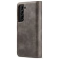 Pikkukuva 5 / 10: DG MING Samsung S22 2-i-1 Magnet Plånboksfodral - Grå Grey