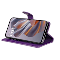 Miniatyrbillede 4 af 8: SKALO Motorola Edge 50 Neo 5G PU-læder Pungetui - Vælg farve Purple