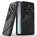 Miniatyrbillede 2 af 11: SKALO Xiaomi Redmi 14C Hybrid Cover - Sort Black