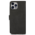 Miniatyrbillede 7 af 8: SKALO iPhone 16 Pro KHAZNEH Pungetui i PU-læder - Sort Black