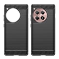 Miniatyrbillede 3 af 9: SKALO OnePlus 12R 5G Armor Carbon Stødsikker TPU-cover - Vælg farve Black