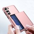 Miniatyrbild 6 av 10: SKALO Samsung S23 Plus Armor Skal Korthållare - Roséguld Rosa guld