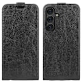 Pikkukuva 1 / 9: SKALO Samsung S25 Vertical Flip PU-Nahka Lompakkokotelo - Musta Black