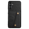 Pikkukuva 1 / 11: SKALO Samsung A16 PU-nahkainen Suojakuori Lompakkokotelo - Musta Black