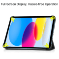 Miniatyrbild 4 av 11: SKALO iPad 10.9 (2022) Trifold Fodral - Svart Svart