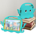 Pikkukuva 4 / 8: SKALO Samsung Tab A7 Lite 3D Cartoon lapsen Kuori - Turkoosi Turquoise
