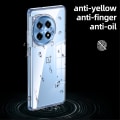 Miniatyrbild 4 av 9: SKALO OnePlus 12R 5G TPU Clear Hybrid Skal - Transparent Transparent