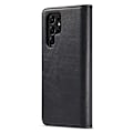 Pikkukuva 9 / 9: DG MING Samsung S25 Ultra 2-in-1 Magneetti Lompakkokotelo - Musta Black