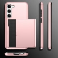 Pikkukuva 7 / 9: SKALO Samsung S23 Armor Suojakuori korttikotelo - Tummanvihreä Dark green