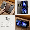 Miniatyrbillede 9 af 11: DG MING Google Pixel 9a 2-i-1 Magnet Flip Cover - Grå Grey
