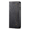 Miniatyrbillede 5 af 6: SKALO Samsung A16 Jeans Flip Cover - Sort Black