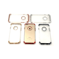 Pikkukuva 5 / 11: Extra tåligt design silikonskal | färgade kanter iPhone 7 Red