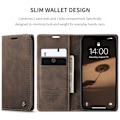 Miniatyrbild 9 av 11: CaseMe iPhone 16e 013 Series PU-Läder Plånboksfodral - Mörkbrun Mörkbrun