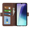 Pikkukuva 2 / 6: SKALO Xiaomi Redmi 14C Premium Wallet Lompakkokotelo - Ruskea Brown