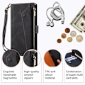 Miniatyrbillede 8 af 11: SKALO Google Pixel 8 Pro ESEBLE Big Wallet Pungetui - Sort Black