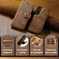 Miniatyrbillede 4 af 11: DG MING Samsung S24 2-i-1 Magnet Pungetui - Brun Brown