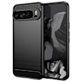 Miniatyrbild 2 av 9: SKALO Google Pixel 9 Pro XL Armor Carbon Stöttåligt TPU-skal - Fler färger Svart