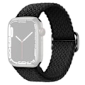 Miniatyrbild 2 av 2: SKALO Flätat tygarmband Apple Watch Series 10 46mm - Fler färger Svart