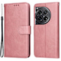 Miniatyrbild 2 av 9: SKALO OnePlus 12 5G PU-Läder Plånboksfodral - Fler färger Rosa